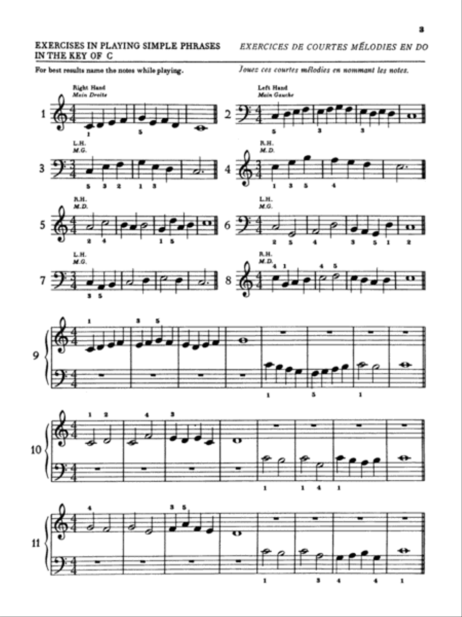 Practical Sight Reading Exercises for Piano Students Piano Method scores gallery preview page 2