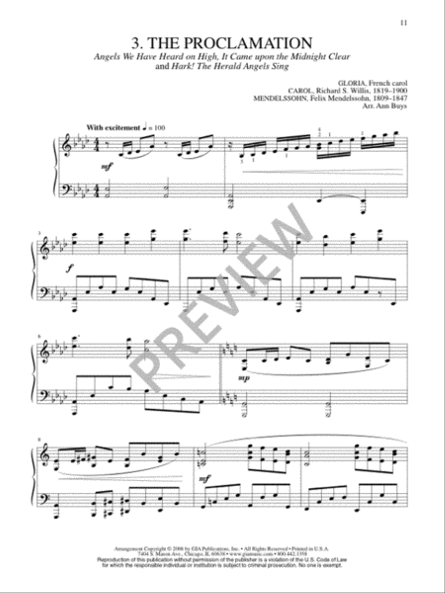 Christmas Medleys at the Piano Piano Solo scores gallery preview page 13