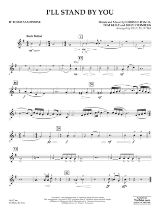 I'll Stand By You (arr. Paul Murtha) - Bb Tenor Saxophone