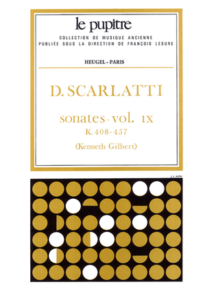 Book cover for Oeuvres Completes Pour Clavier Volume 9 Sonates K408 A K457 (lp39)