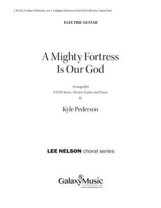 Book cover for A Mighty Fortress Is Our God (Downloadable Electric Guitar Part)