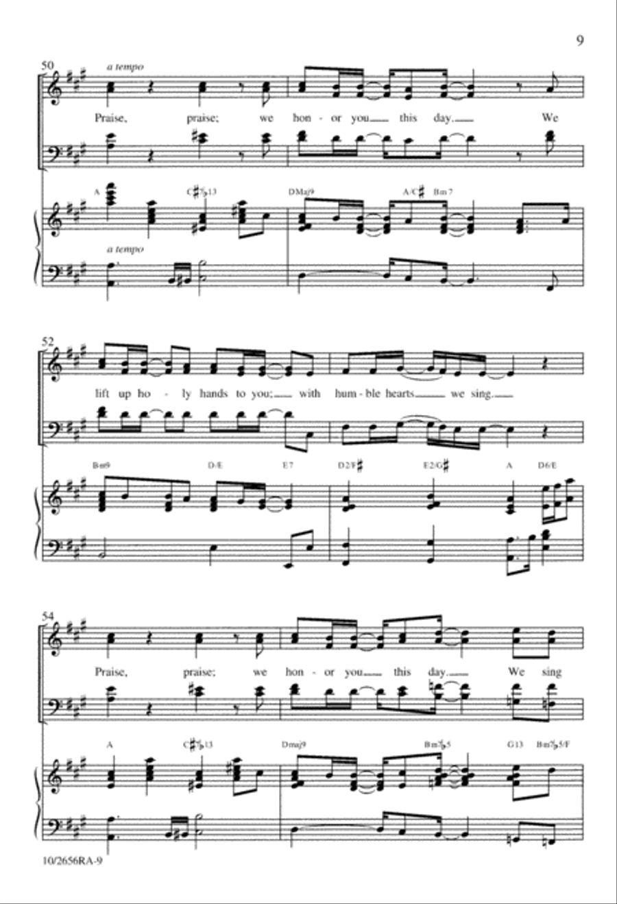 Praise 4-Part scores gallery preview page 9