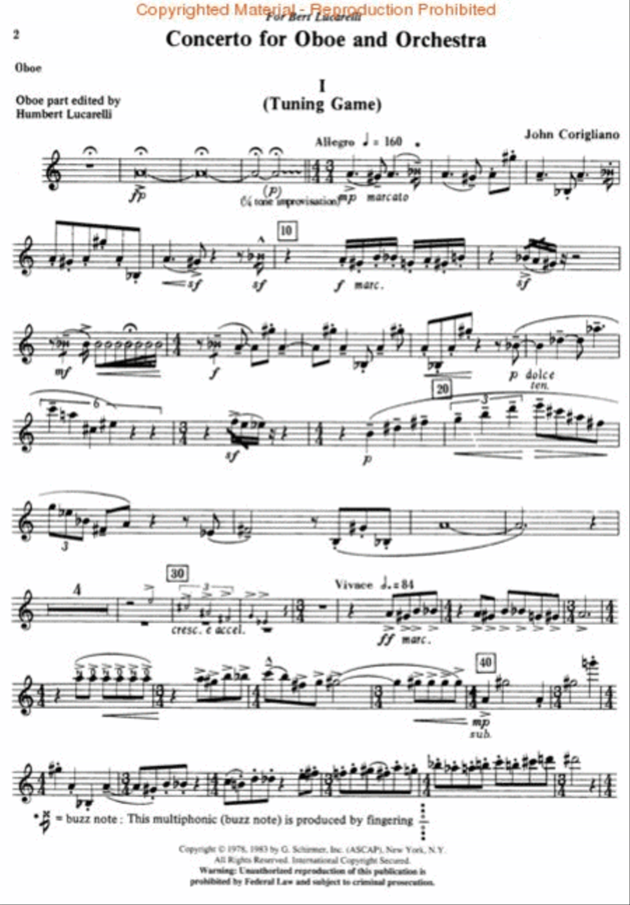 Oboe Concerto Oboe Concerto Orchestra scores gallery preview page 2