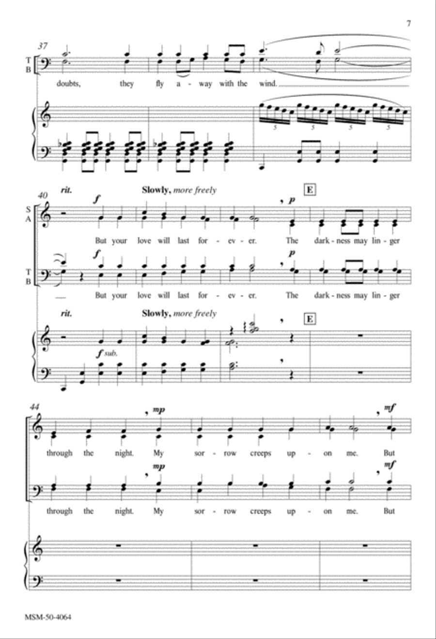 There Is Joy in the Morning! Divisi scores gallery preview page 6
