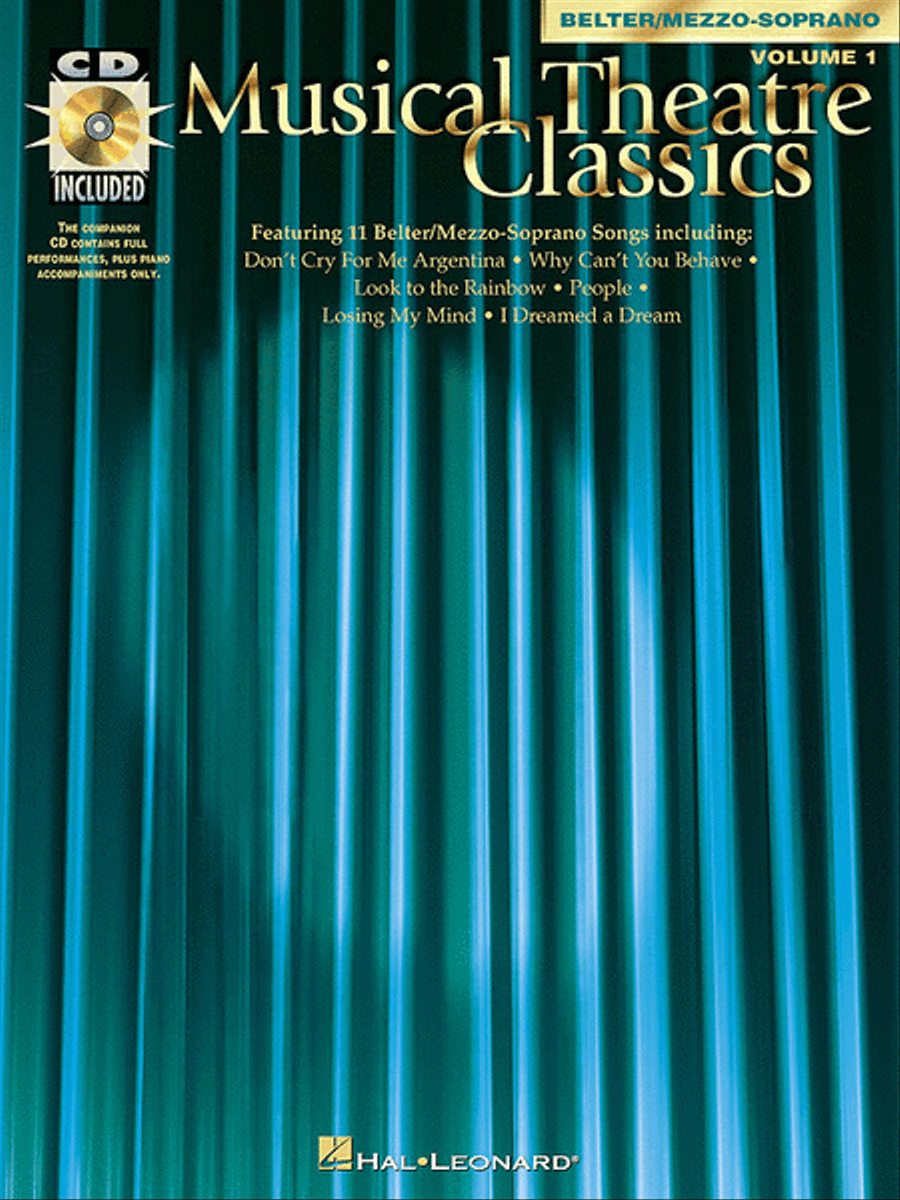 Musical Theatre Classics Musical Theatre Classics Mezzo-Soprano Voice scores gallery preview page 1
