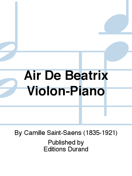 Air De Beatrix Violon-Piano