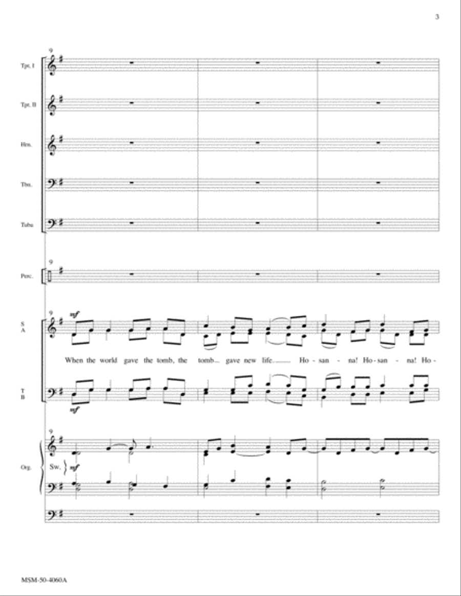 Resurrection Day Choir scores gallery preview page 3