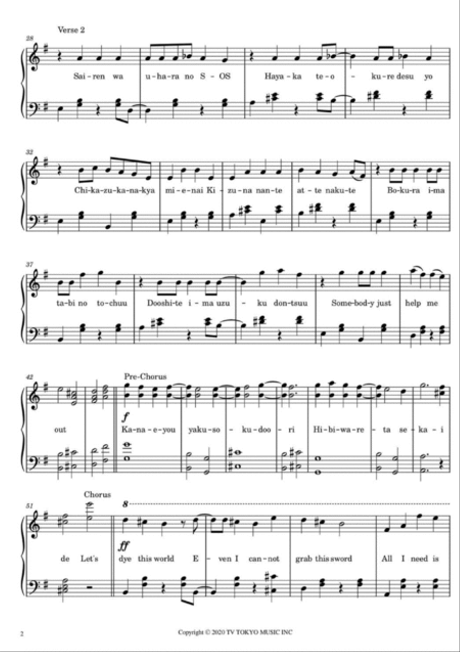 Black Catcher Piano Solo scores gallery preview page 3