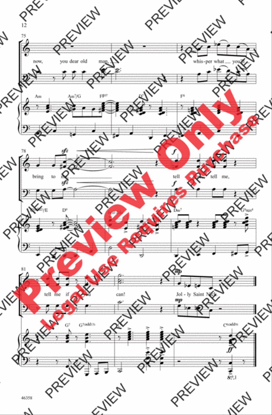 Swingin' Saint Nick! Swingin' Saint Nick! 3-Part scores gallery preview page 12