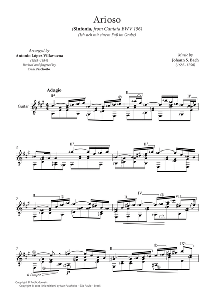 Arioso (Sinfonia, from Cantata BWV 156)