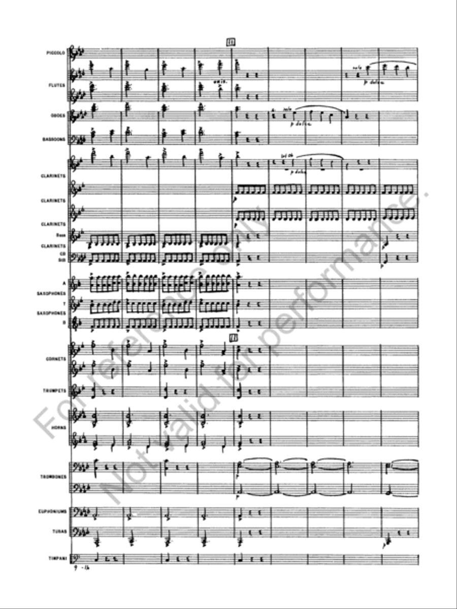 Egmont Egmont Concert Band scores gallery preview page 19
