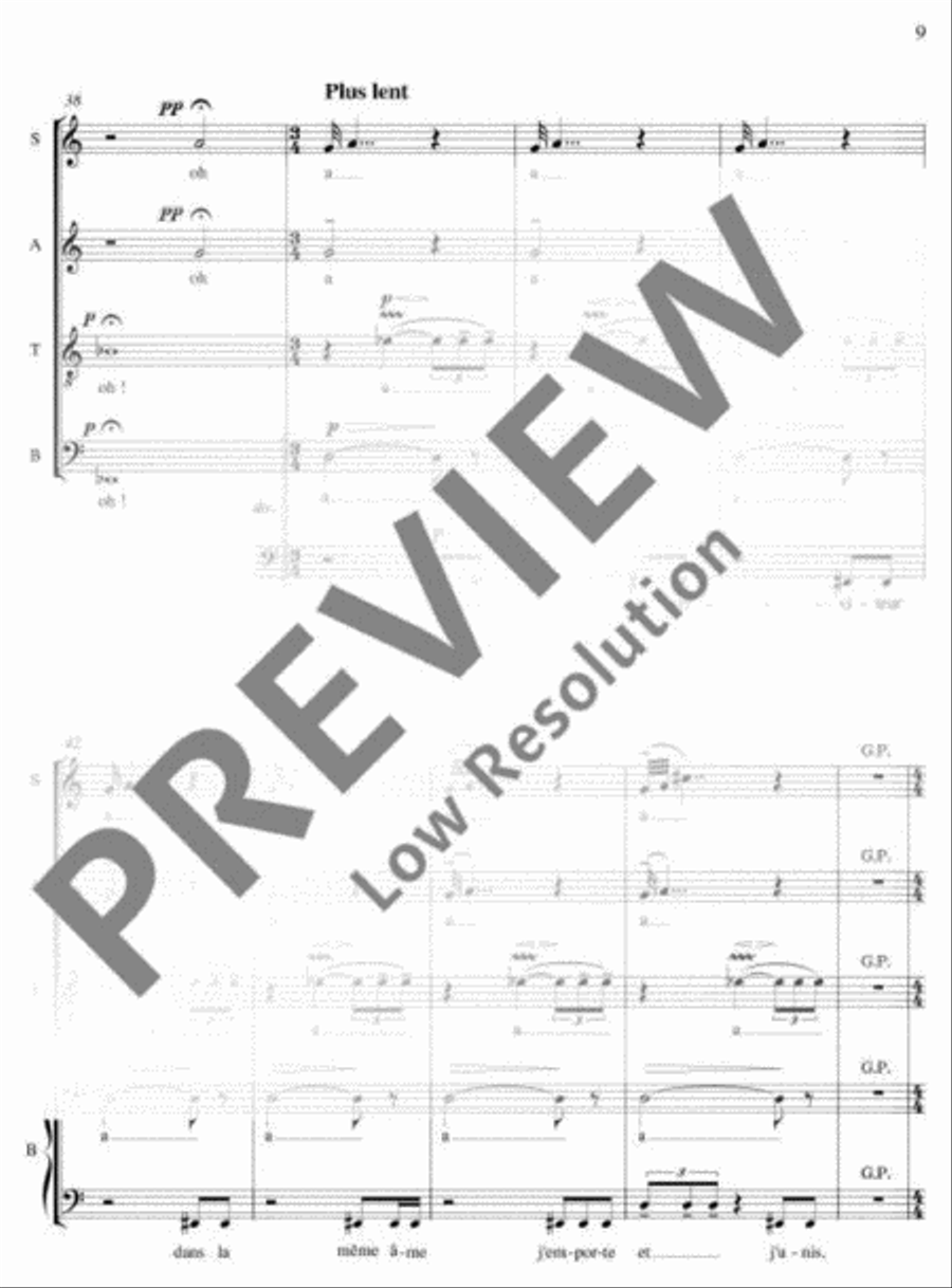 Élégie sur le royaume Tchong 4-Part scores gallery preview page 10