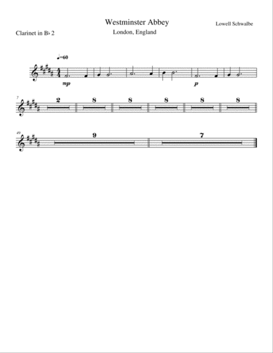 Westminster Abbey Westminster Abbey Full Orchestra scores gallery preview page 5