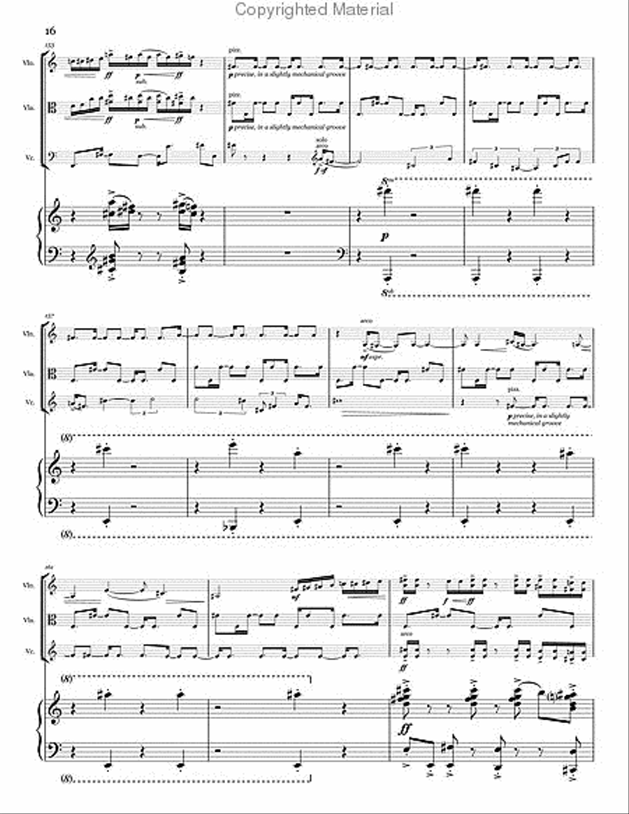 FAULT LINES Chamber Music scores gallery preview page 9