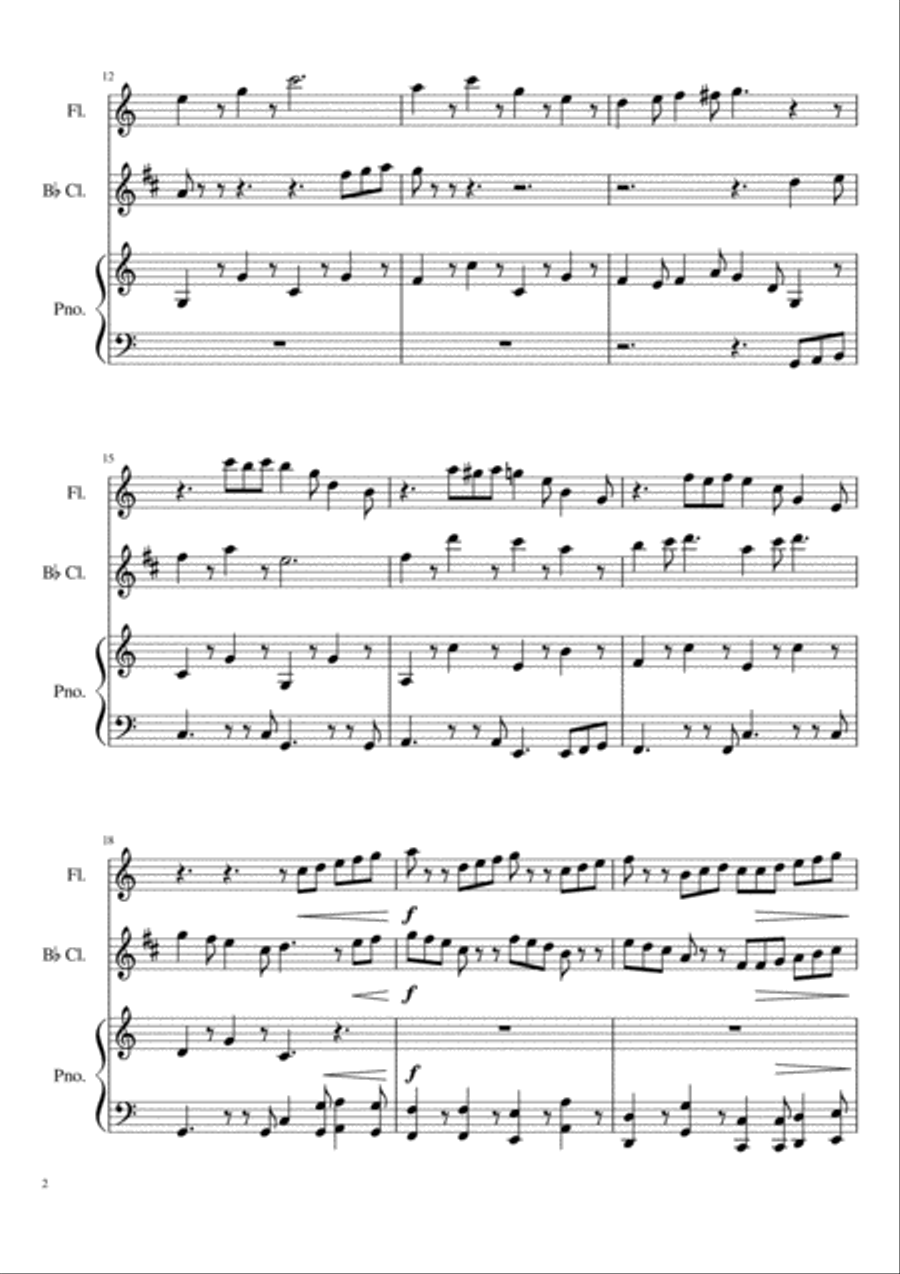 The Joyful Bunny Small Ensemble scores gallery preview page 2