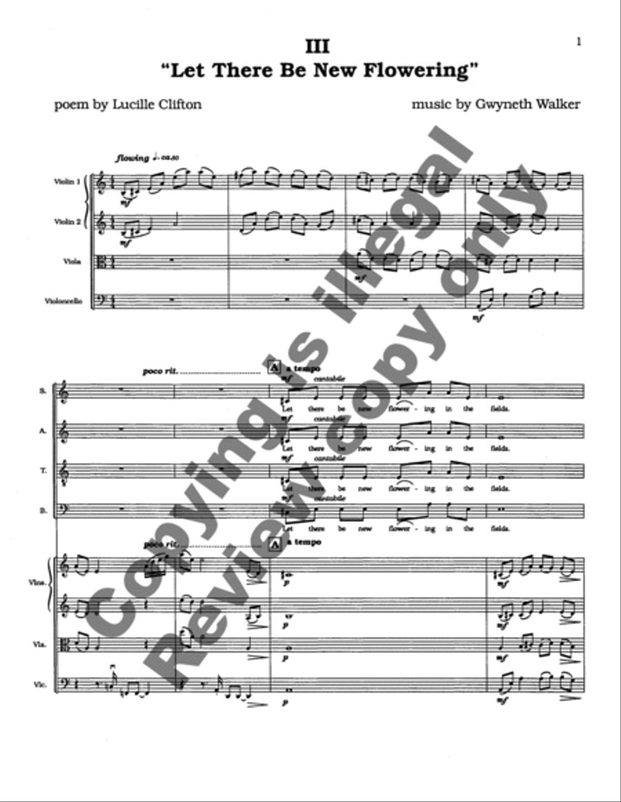 Dreams and Dances (Full Score) Choir scores gallery preview page 13