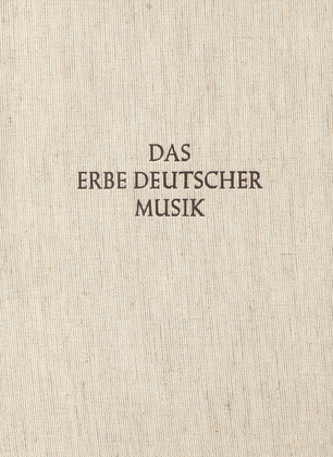 Das Glogauer Liederbuch I und II. Das Erbe Deutscher Musik VII/1 und 3