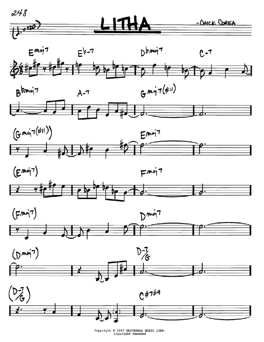 Litha Litha Piano scores gallery preview page 1