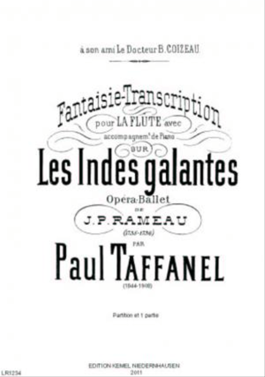 Les indes galantes Flute Solo scores gallery preview page 1