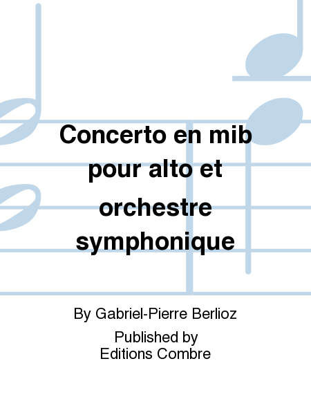 Concerto en Mib pour alto et orchestre