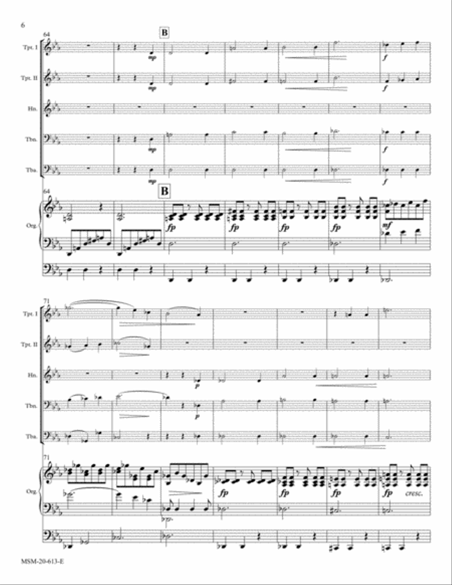 How Lovely is Thy Dwelling Place Organ scores gallery preview page 6