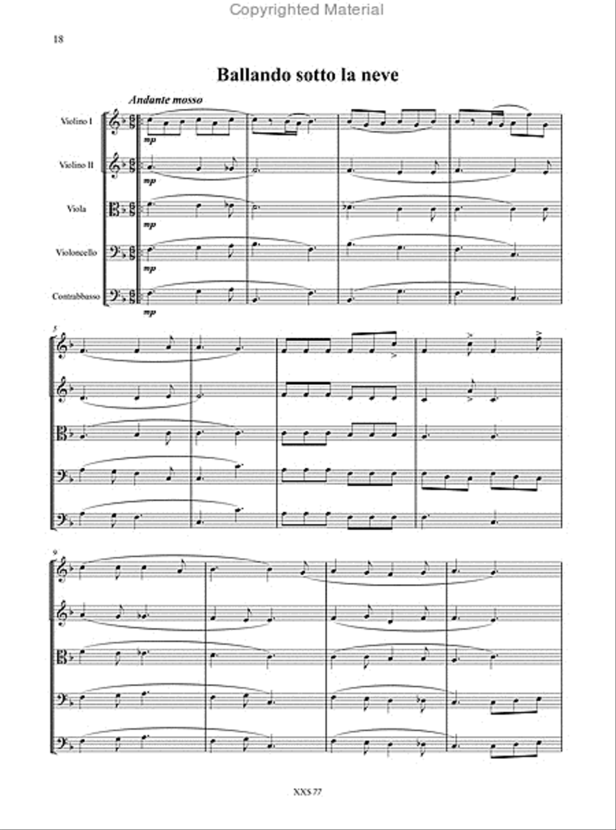 23 Souvenirs for String Quintet String Quintet scores gallery preview page 5