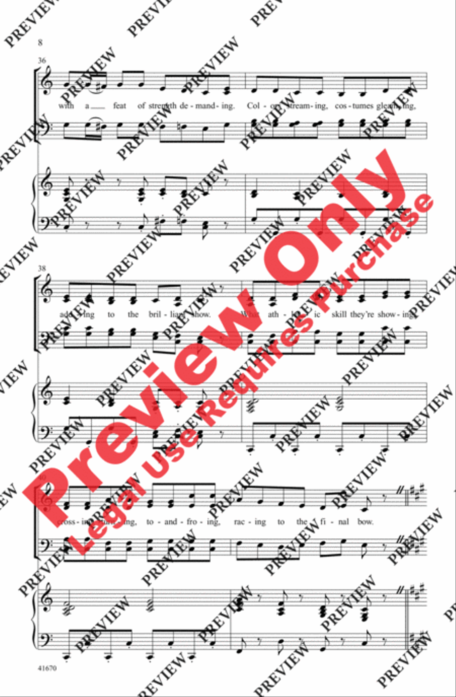 The Nutcracker . . . In About Three Minutes 4-Part scores gallery preview page 8
