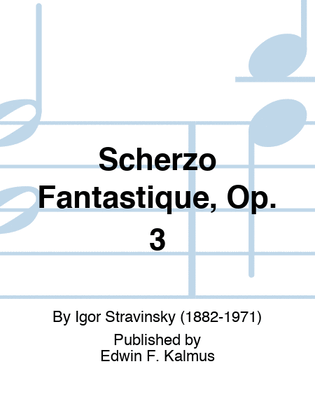Book cover for Scherzo Fantastique, Op. 3