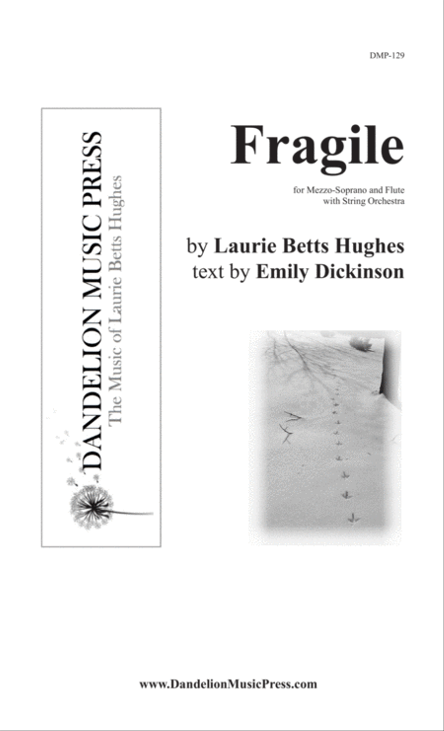 Fragile [SATB Choir, Flute, and String Orchestra] 4-Part scores gallery preview page 1