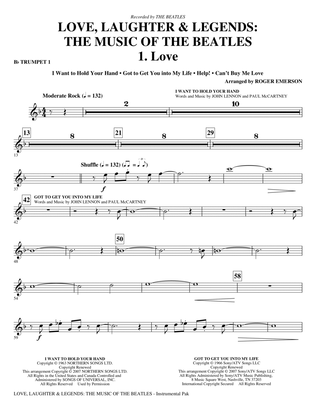 Love, Laughter & Legends - Bb Trumpet 1