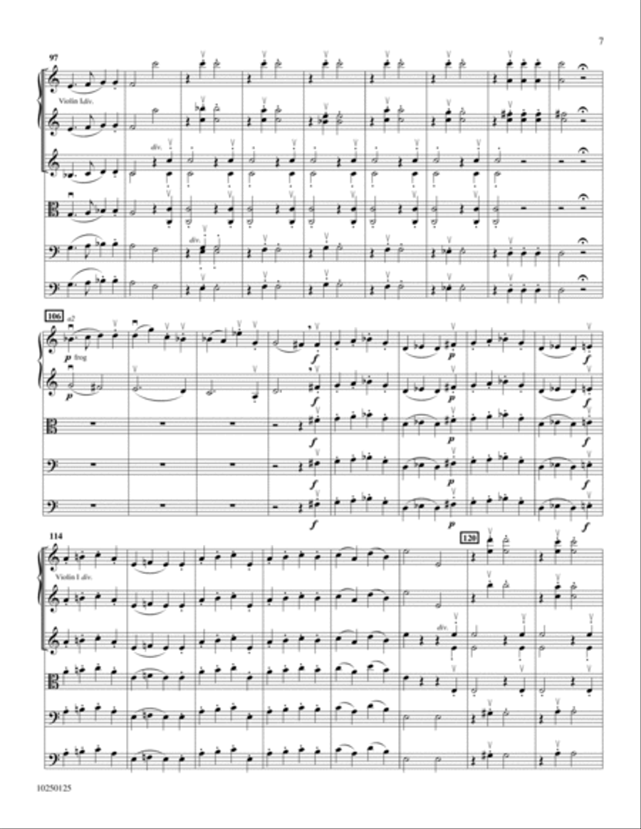 Symphony No. 50 in C: Finale Orchestra scores gallery preview page 6