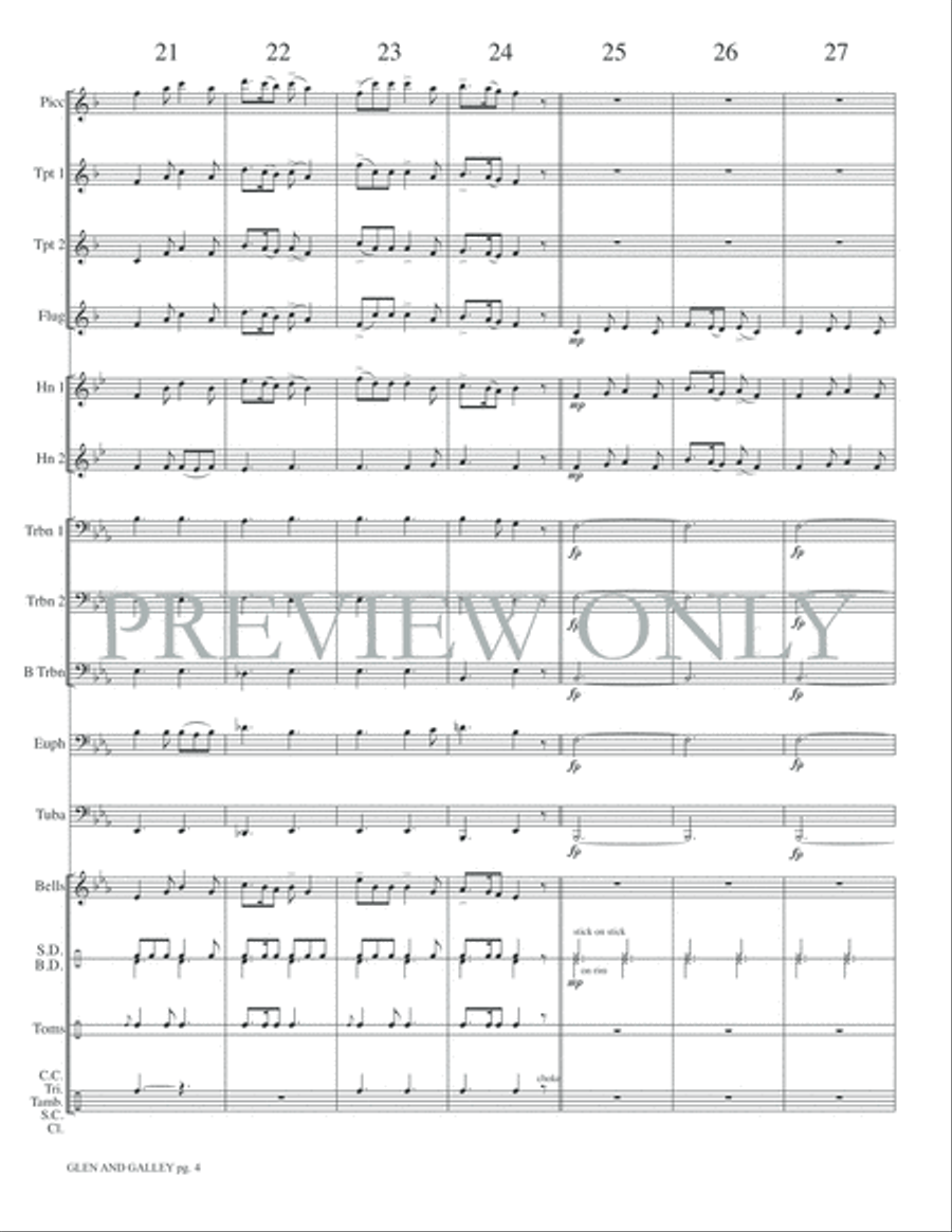 Glen and Galley Glen and Galley Small Ensemble scores gallery preview page 6