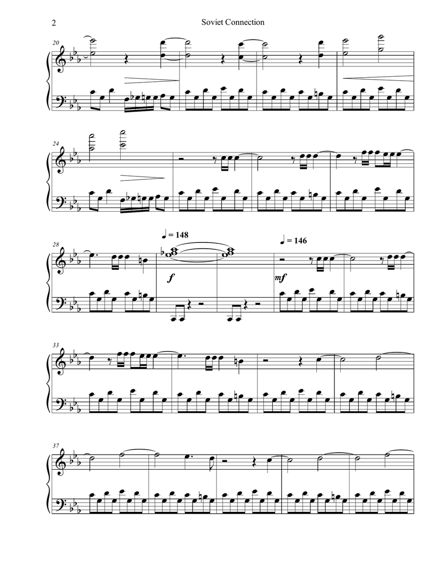 Soviet Connection ? The Theme From Grand Theft Auto IV Piano Solo scores gallery preview page 2