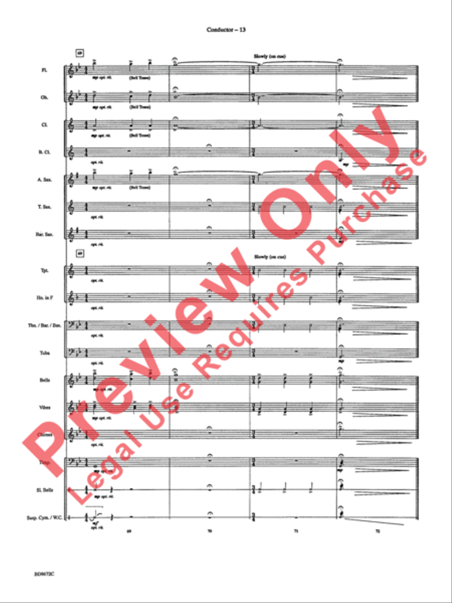 Ukrainian Bell Carol Ukrainian Bell Carol Concert Band scores gallery preview page 16