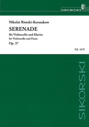Book cover for Serenade, Op. 37
