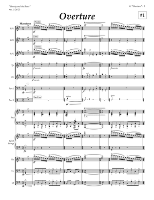 Book cover for Beauty And The Beast Overture - Score Only