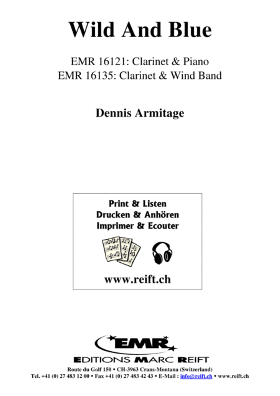 Wild And Blue Clarinet Solo scores gallery preview page 2