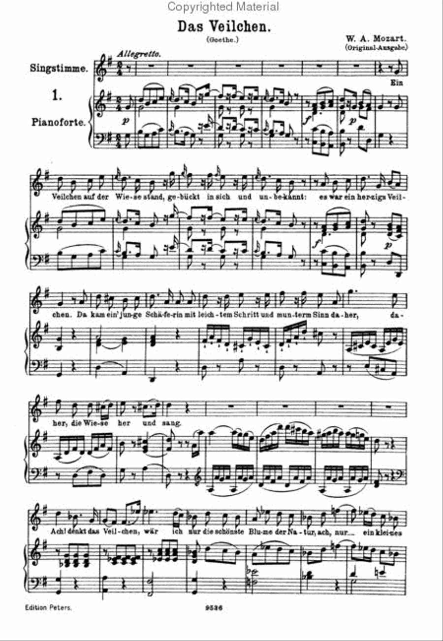 Lieder High Voice scores gallery preview page 3