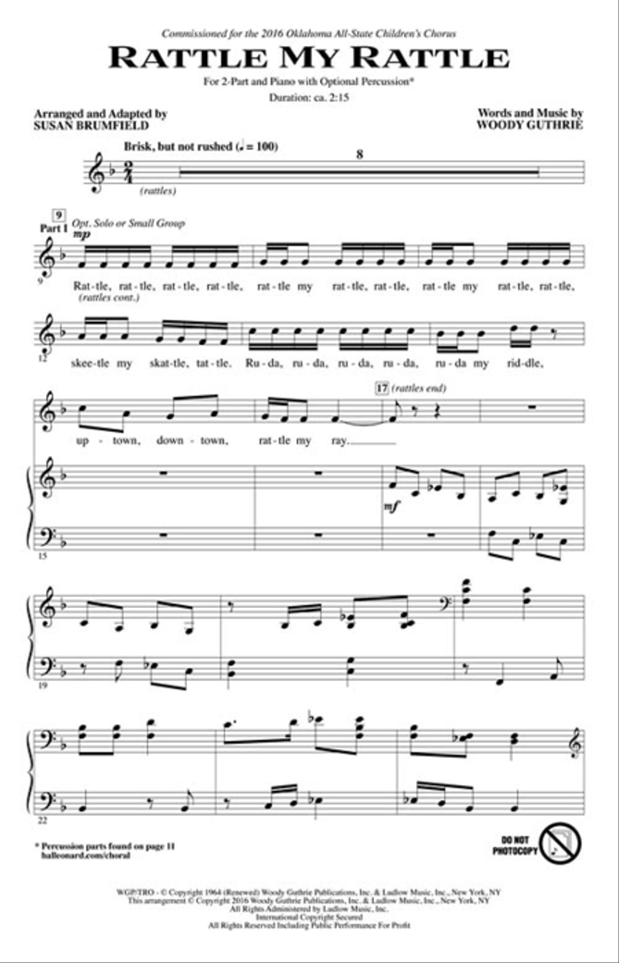 Rattle My Rattle 2-Part scores gallery preview page 2