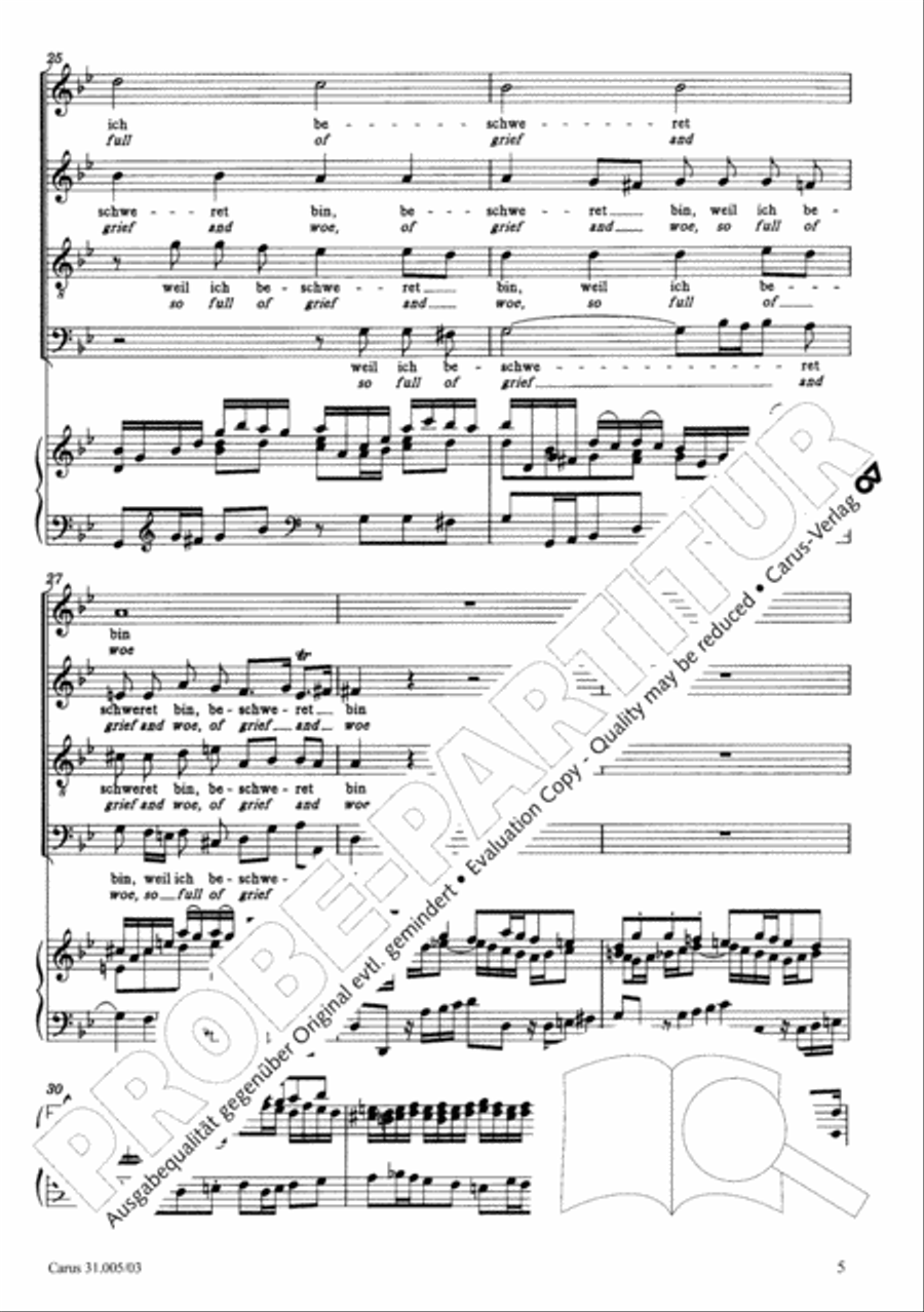 O where shall I now go (Wo soll ich fliehen hin) 4-Part scores gallery preview page 6