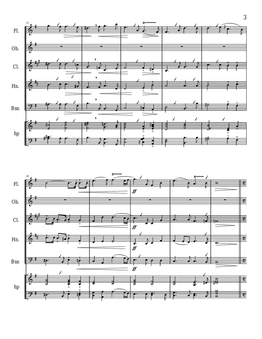Handel's Messiah Selections for Woodwind Quintet Woodwind Quintet scores gallery preview page 3