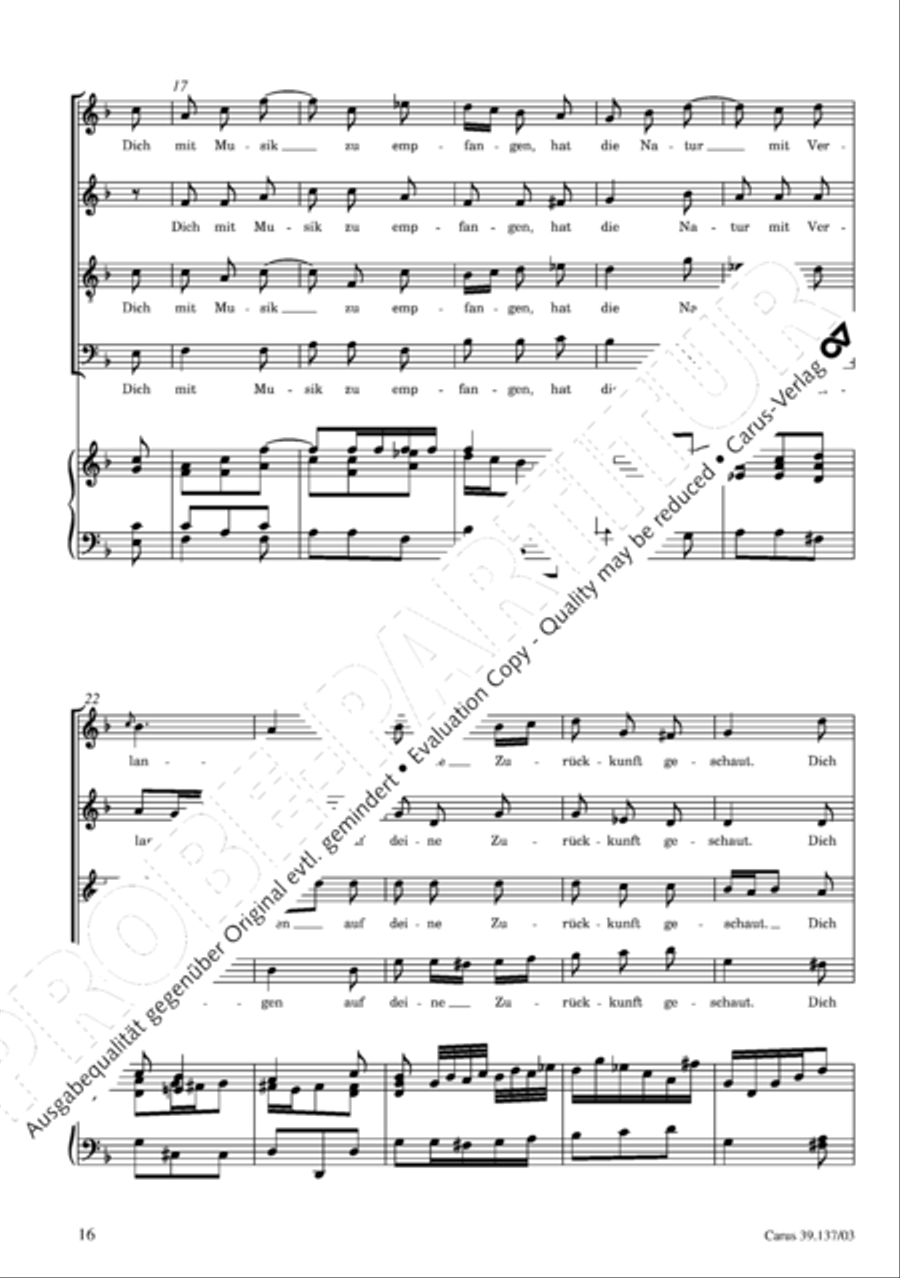 Die Tageszeiten 4-Part scores gallery preview page 17