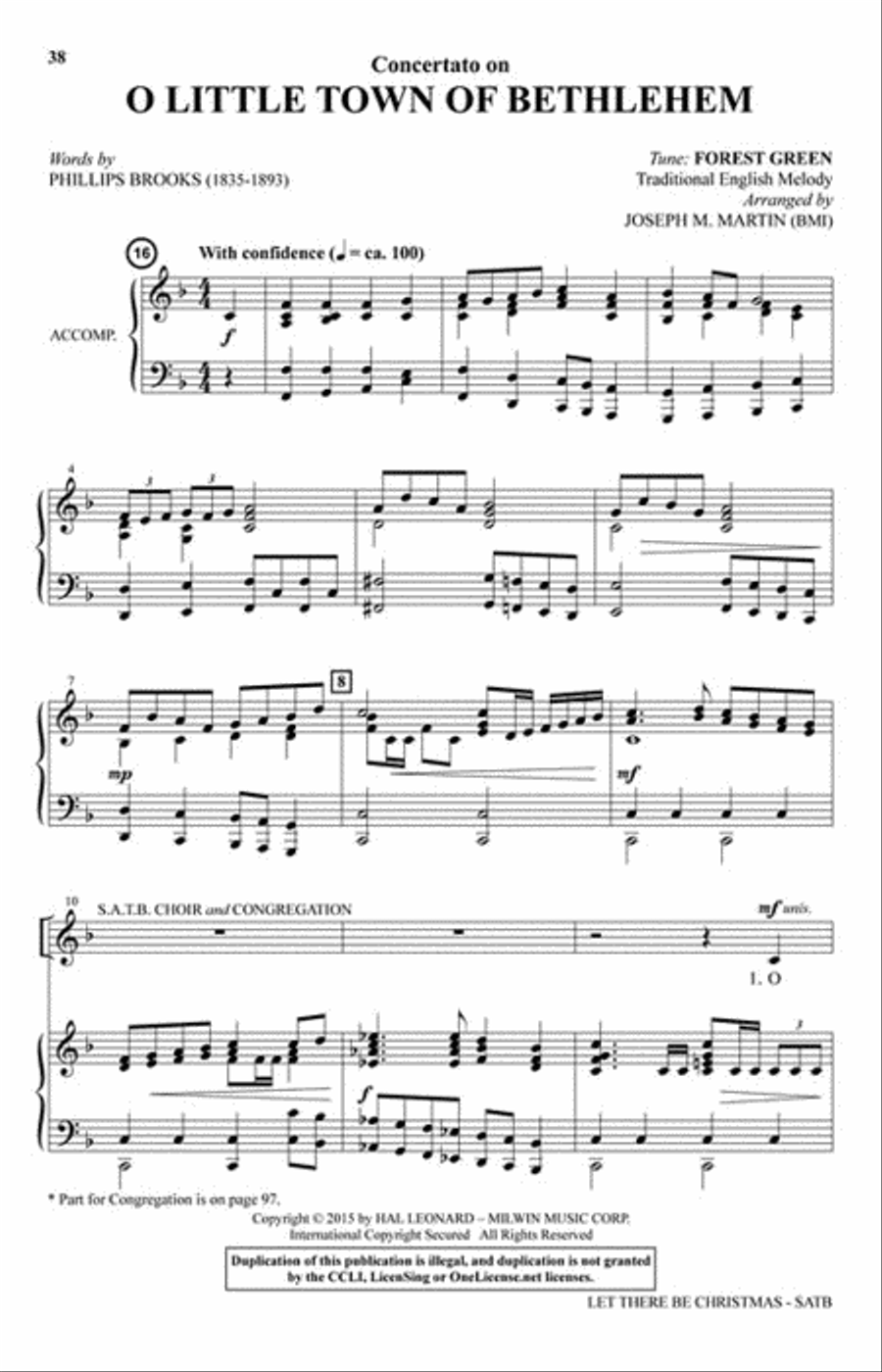 Let There Be Christmas 4-Part scores gallery preview page 5