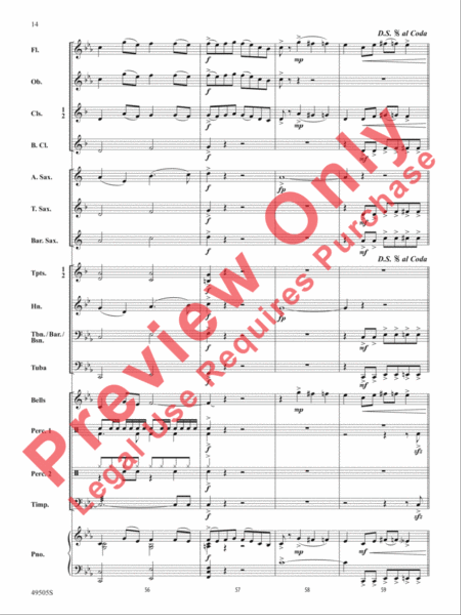 Awesome Sauce Concert Band scores gallery preview page 15