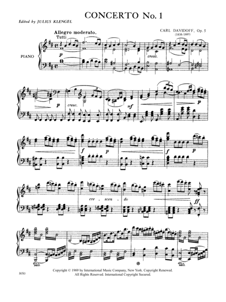 Concerto No. 1 In B Minor, Opus 5