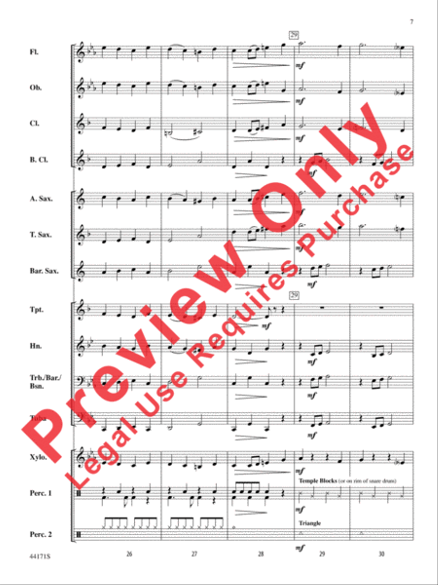 Doctor Boo! Doctor Boo! Concert Band scores gallery preview page 8
