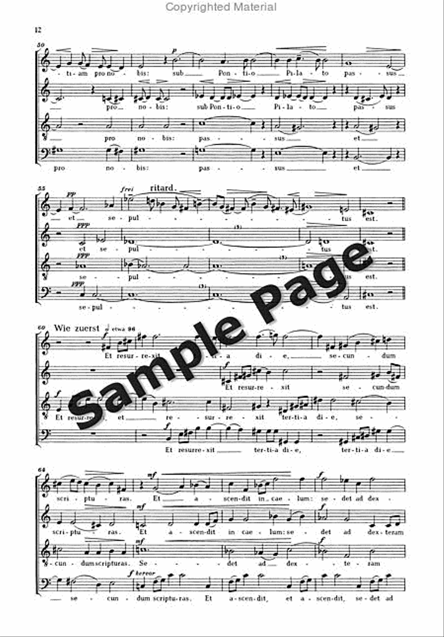 Messe 4-Part scores gallery preview page 15