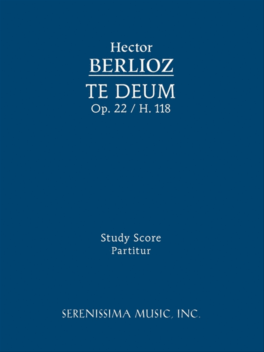 Te Deum, H 118 Choir scores gallery preview page 1