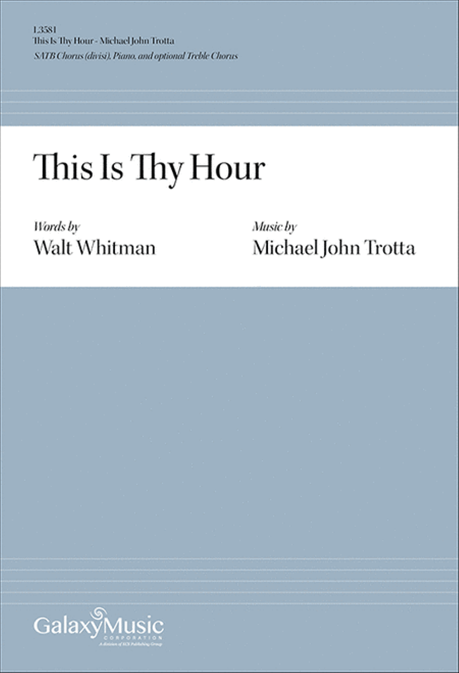 This Is Thy Hour Divisi scores gallery preview page 1