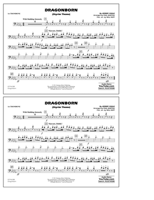 Dragonborn (Skyrim Theme) (arr. Will Rapp & Paul Murtha) - 1st Trombone